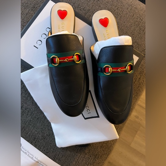 Gucci black PRINCETOWN SLIPPER - Picture 2 of 7